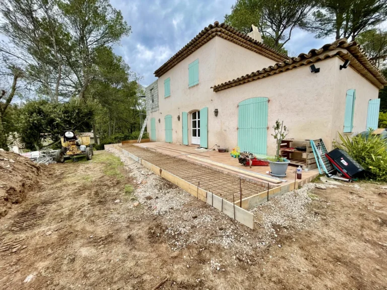 Surélévation villa